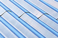 Base Green corrugated roofing